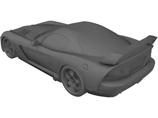 Dodge Viper SRT-10 3D Model