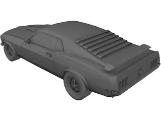 Ford Mustang Boss 302 3D Model