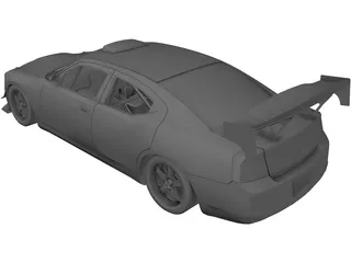 Dodge Charger-SRT-8 Mopar Drift 3D Model