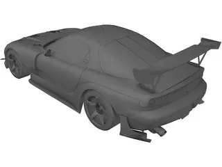 Mazda RX-7-FD3S 3D Model