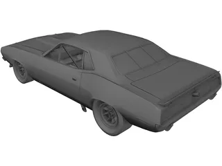 Plymouth AAR Cuda 3D Model