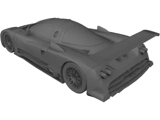 Nissan R390 GT-1 3D Model