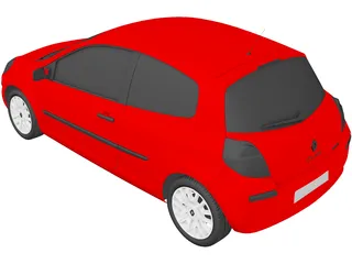 Renault Clio 3D Model