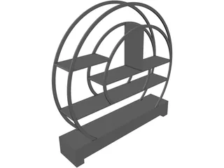 Shelf Very Modern 3D Model