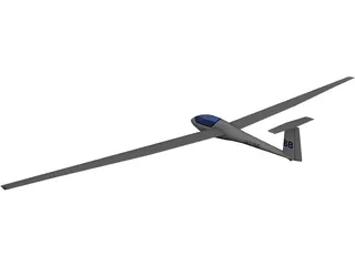 Glasflugel Glider 3D Model