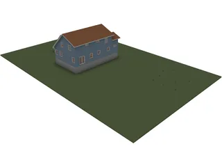 Cape House 3D Model