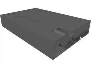 PC Floppy Disk Drive 3D Model