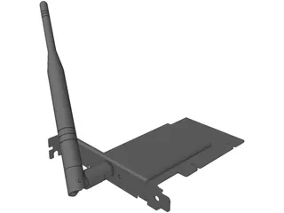 PC Wireless card Linksys WMP54GS 3D Model