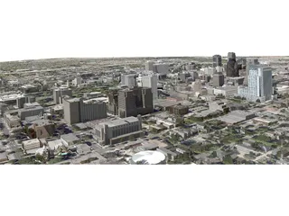 Sacramento City 3D Model