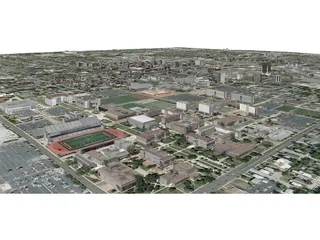 Springfield City 3D Model