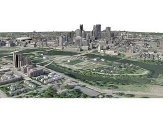 Minneapolis City 3D Model