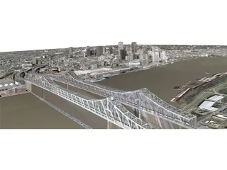 New Orleans City 3D Model