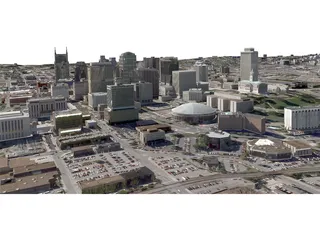 Nashville City 3D Model