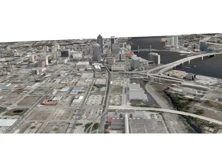 Jacksonville City 3D Model