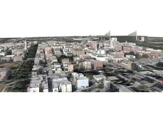 Savannah City 3D Model