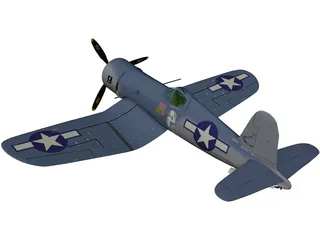 F4U Corsair 3D Model