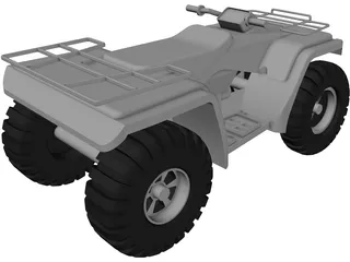 Honda Rancher 3D Model