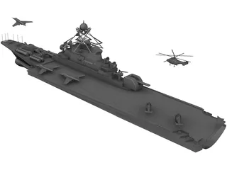 Aircraft Carrier KBNS 3D Model