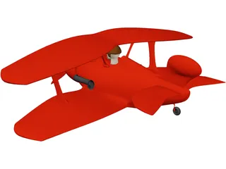 Toy Airplane 3D Model