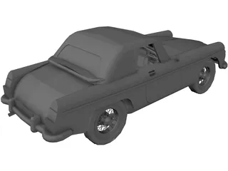 MGB Sports Car 3D Model