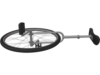 Unicycle 3D Model