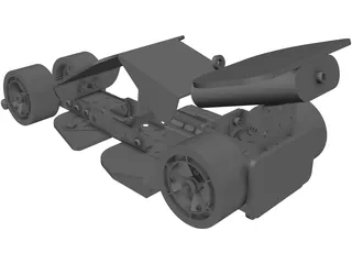 Controlled Car 3D Model