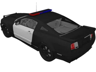 Ford Mustang Saleen Barricade 3D Model