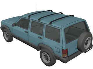 Jeep Grand Cherokee (1980) 3D Model