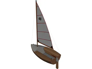 Boat Small 3D Model