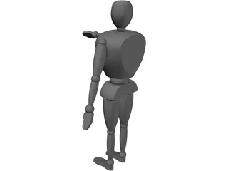 Anthropomorphic Man 3D Model