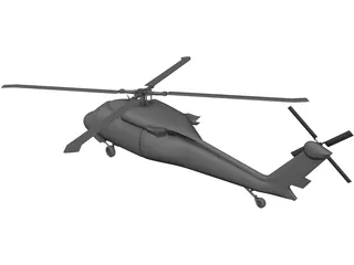 Sikorsky UH-60 Black Hawk 3D Model