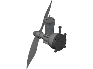 RC Cox 0.48 3D Model