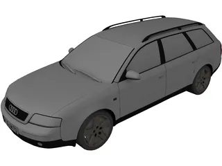 Audi A6 Avant 3D Model