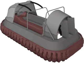 Hovercraft GTX 3D Model