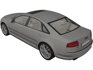 Audi A8 (2008) 3D Model