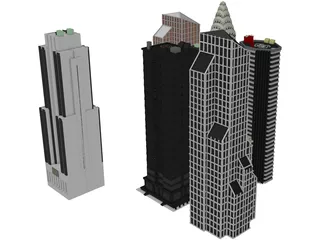 Buildings 3D Model