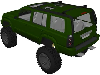 Jeep Commander [Lifted] 3D Model