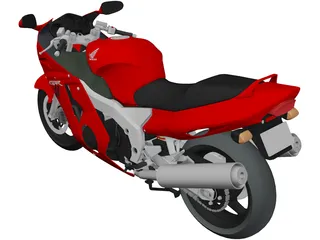 Honda CBR1100XX 3D Model