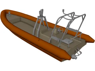 Search and Rescue Craft 3D Model