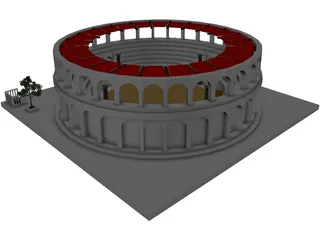 Provincial Ancient Arena 3D Model