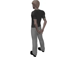 Man Standing 3D Model