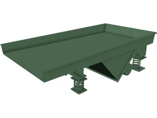 Vibratory Feeder 3D Model