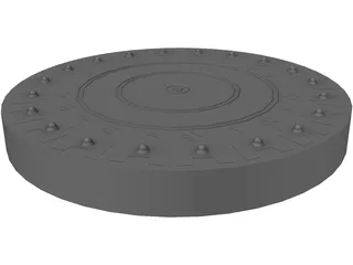 Darts Board 3D Model