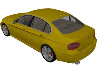 BMW 3-series Sedan (2005) 3D Model