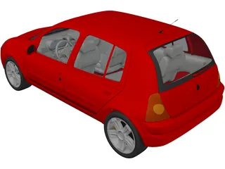 Renault Clio 3D Model