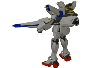 Gundam F91 3D Model