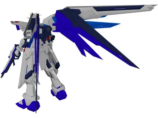 Gundam Freedom 3D Model