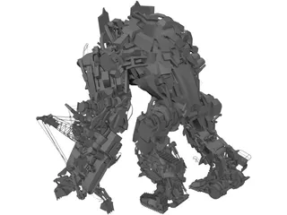 Transformers 2 Devastator 3D Model