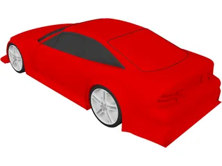 Opel Calibra DTM 3D Model