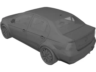 Volkswagen Voyage Comfortline 3D Model